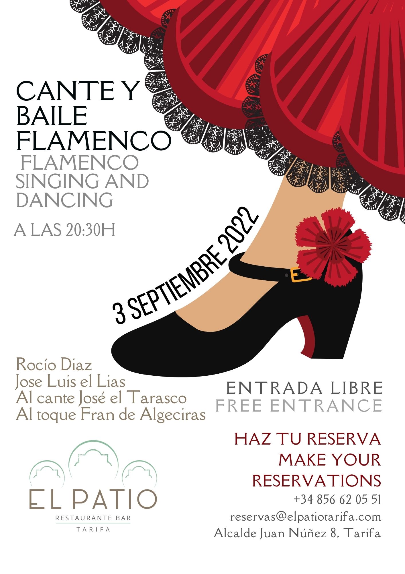 Cante y Baile flamenco | 3 de septiembre